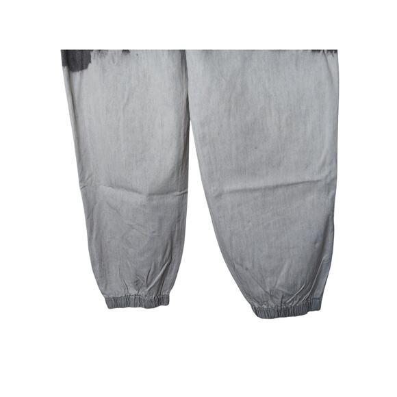 New POL Bleached Black Denim Jogger Pants M | High Waist Ombre Fade SZ M - Picture 14 of 16